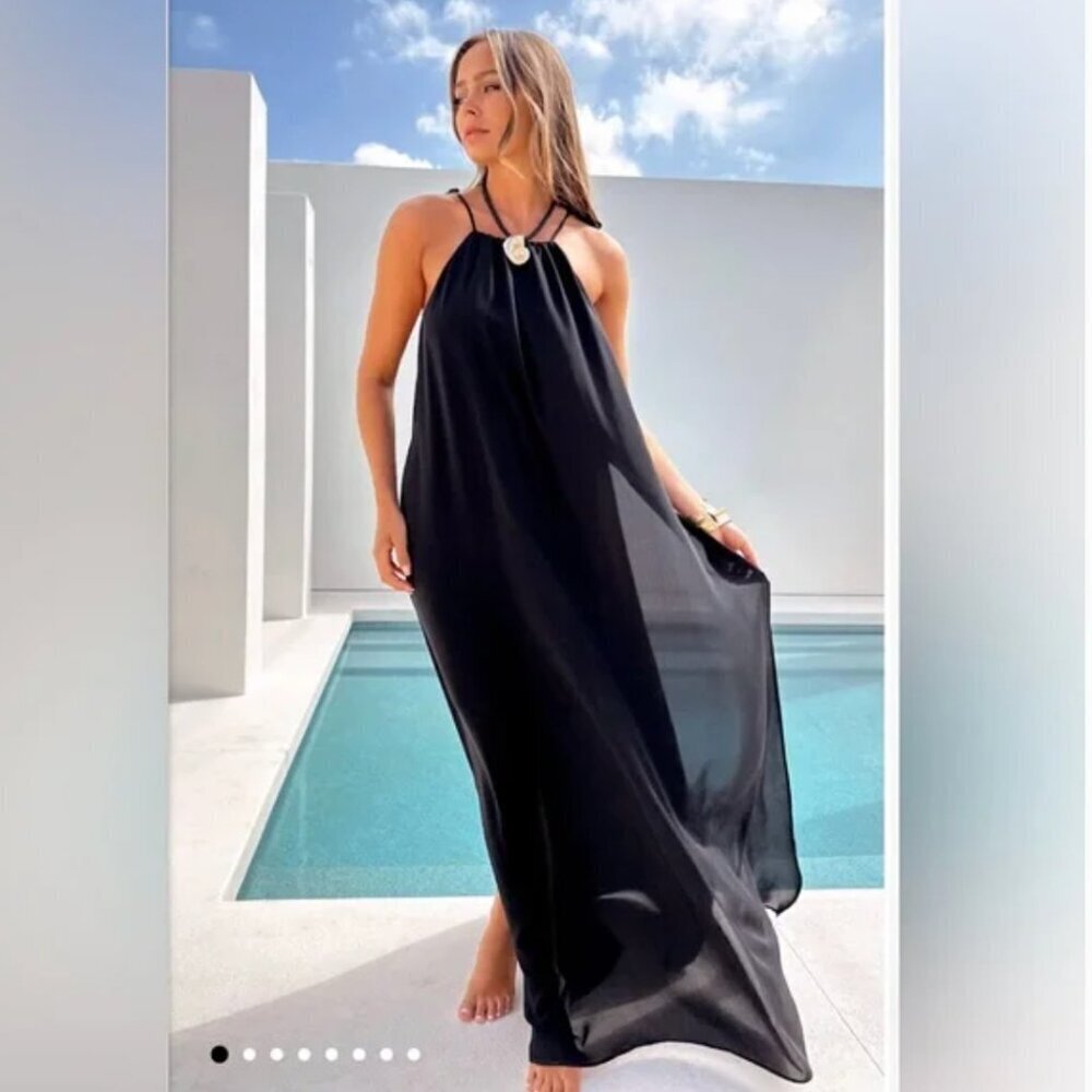 Show Me Your Mumu Rochester Maxi Dress in Black